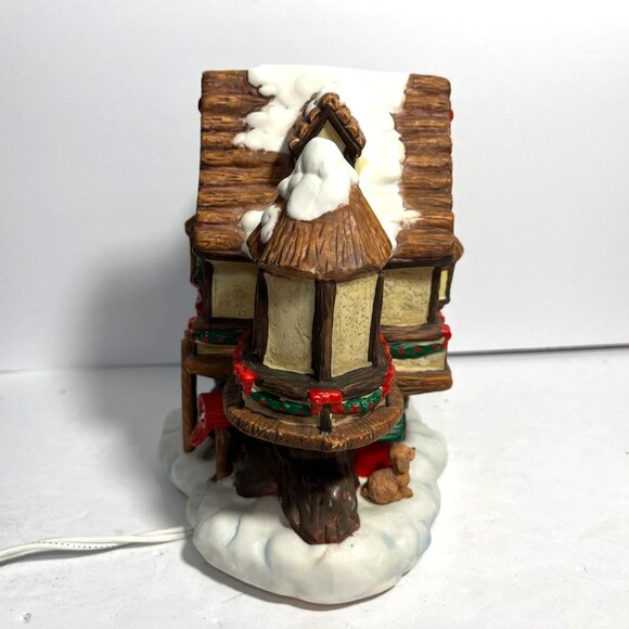 Hollybeary USA Plumbeary Home Christmas Village Decoration 1995 WORKS - Picture 12 of 12
